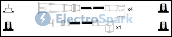 Electro Spark OEK876 HT Leads Ignition Cables Set