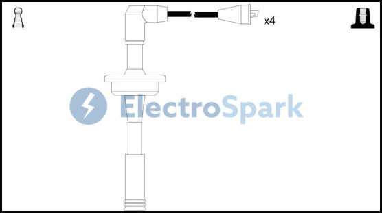 Electro Spark OEK911 HT Leads Ignition Cables Set