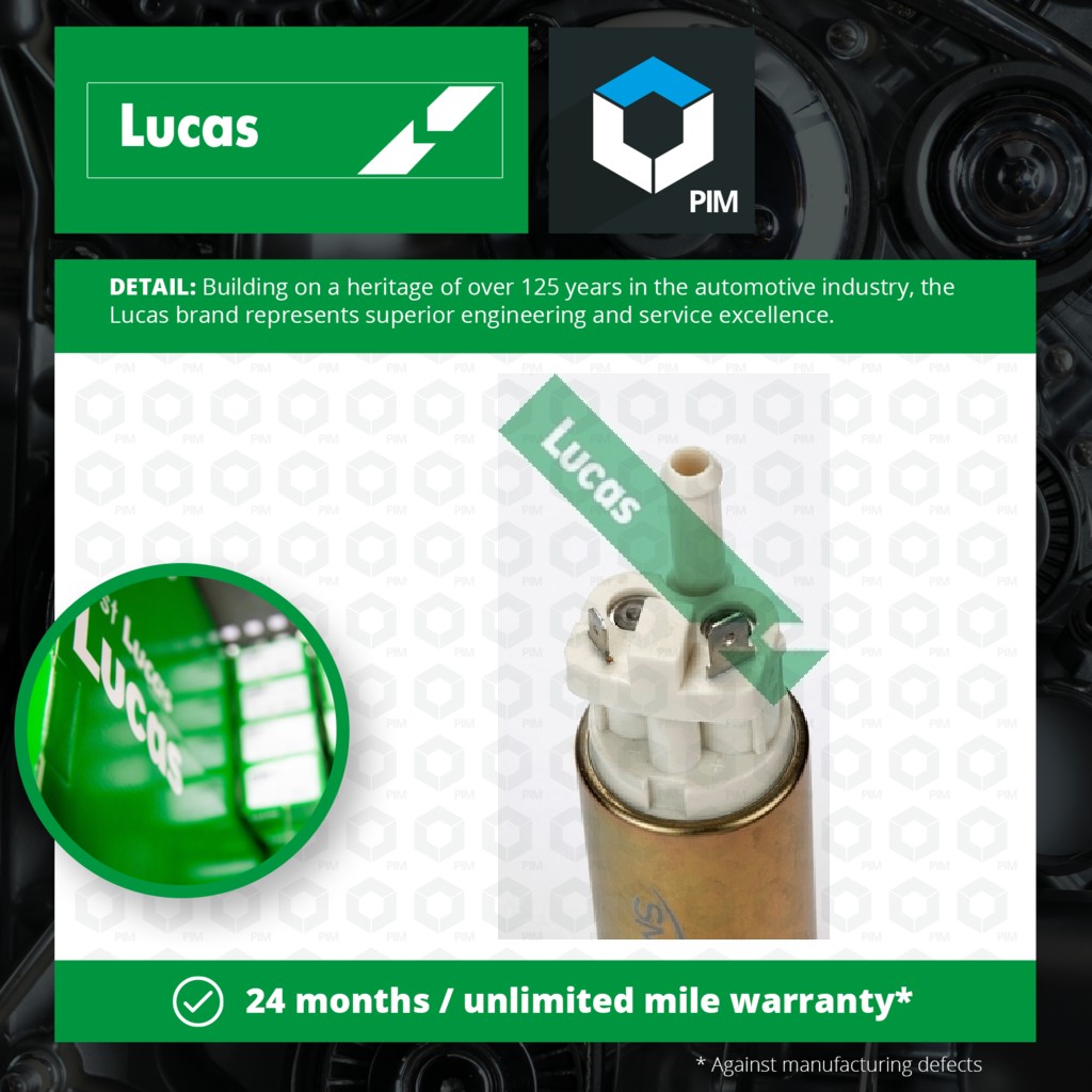 Lucas Fuel Pump In tank FDB715 [PM1777653]