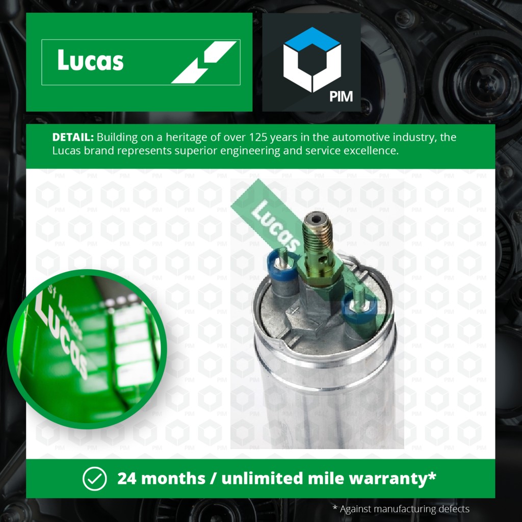 Lucas Fuel Pump In Line FDB702 [PM1777521]