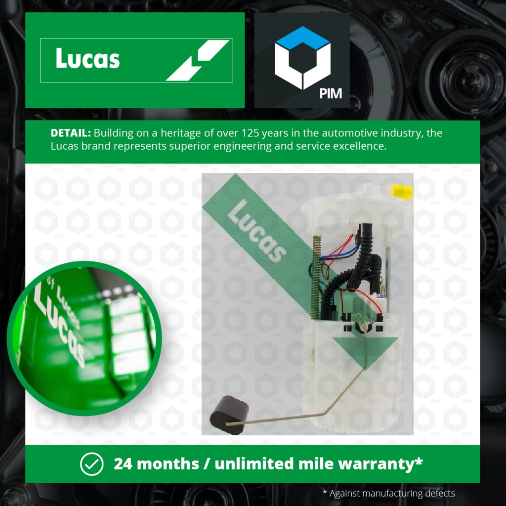 Lucas Fuel Pump In tank FDB2053 [PM1777274]