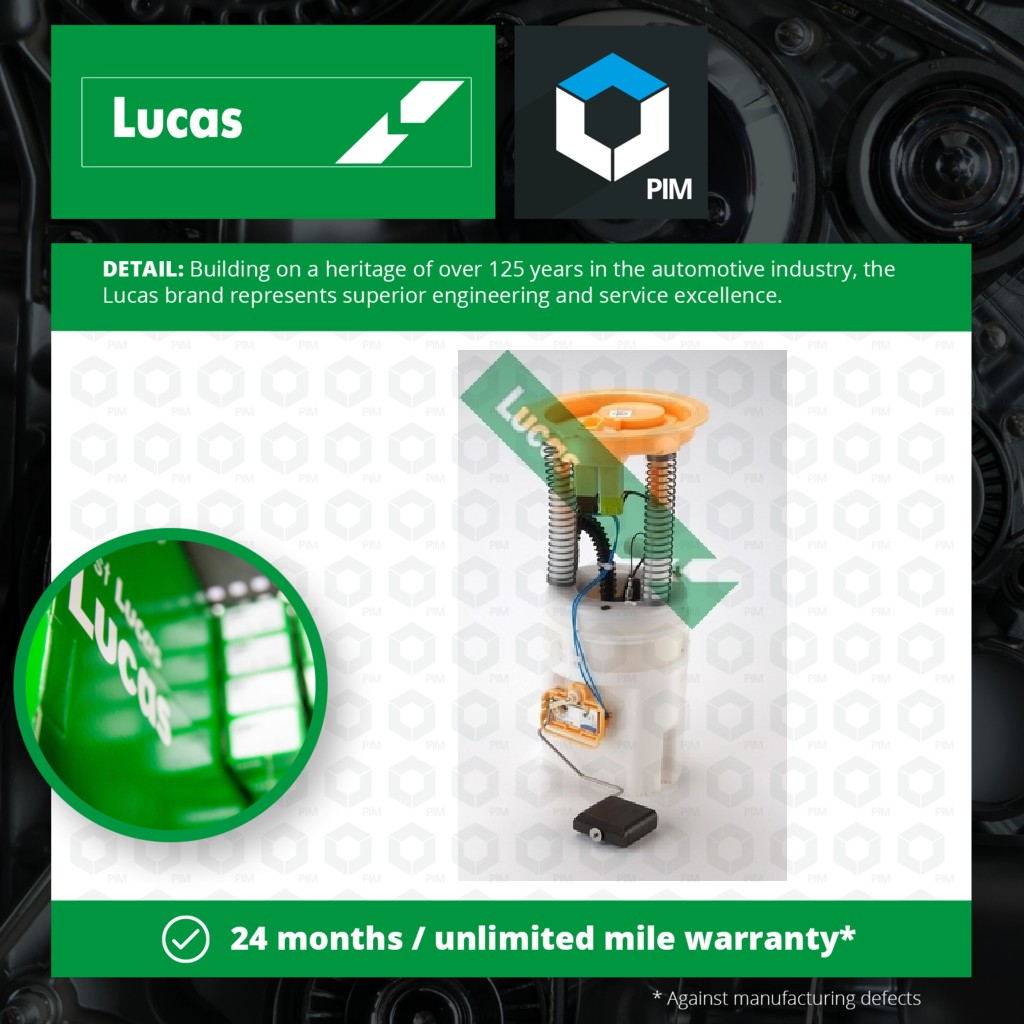 Lucas Fuel Pump In tank FDB1583 [PM1776943]