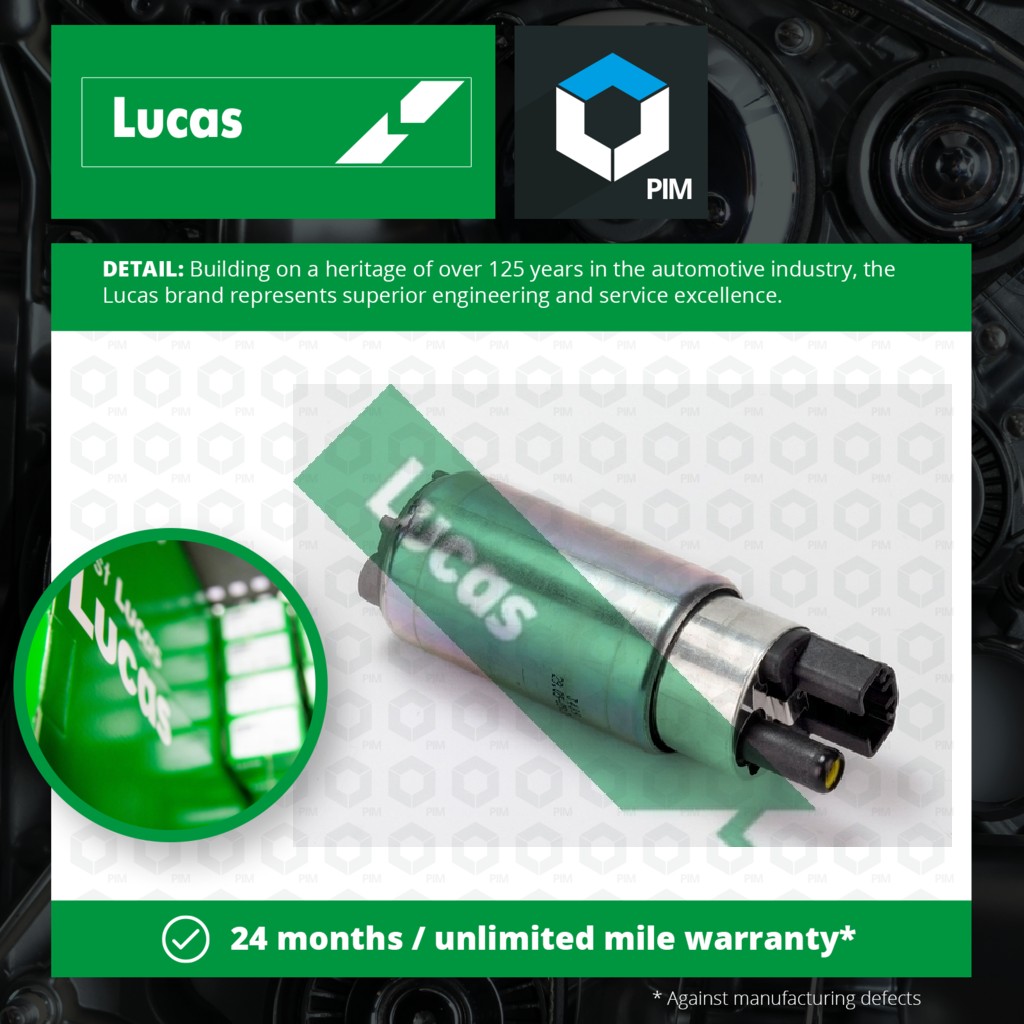 Lucas Fuel Pump In tank FDB1263 [PM1776857]