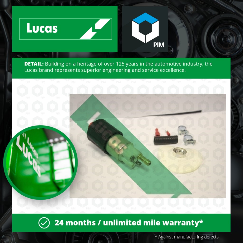 Lucas Fuel Pump In tank FDB1250 [PM1776848]
