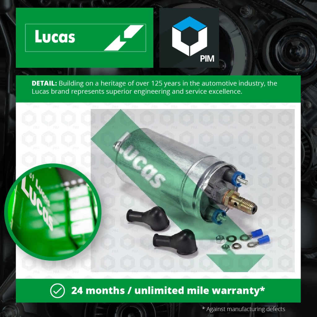 Lucas Fuel Pump In Line FDB1243 [PM1776844]