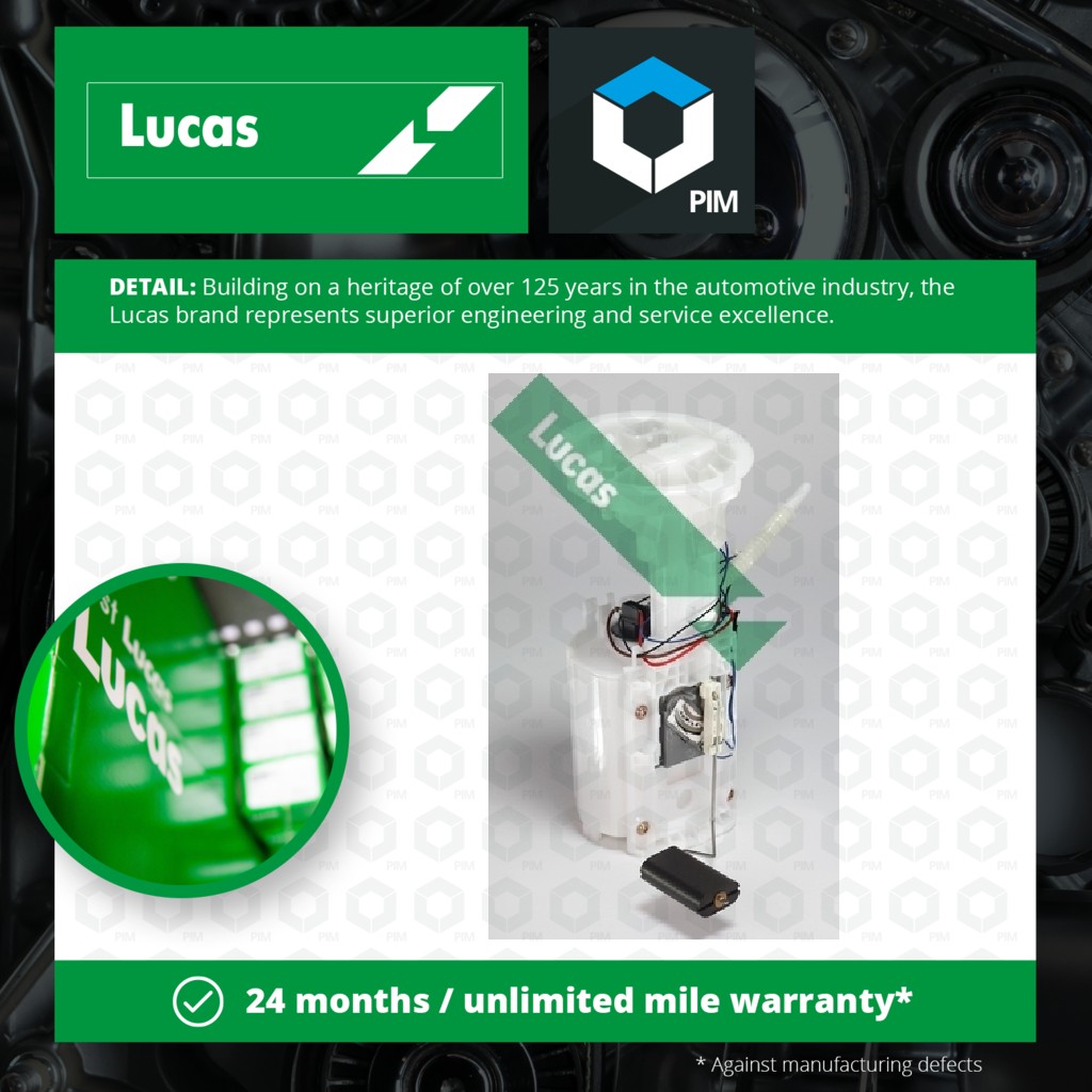 Lucas Fuel Pump In tank FDB1225 [PM1776831]