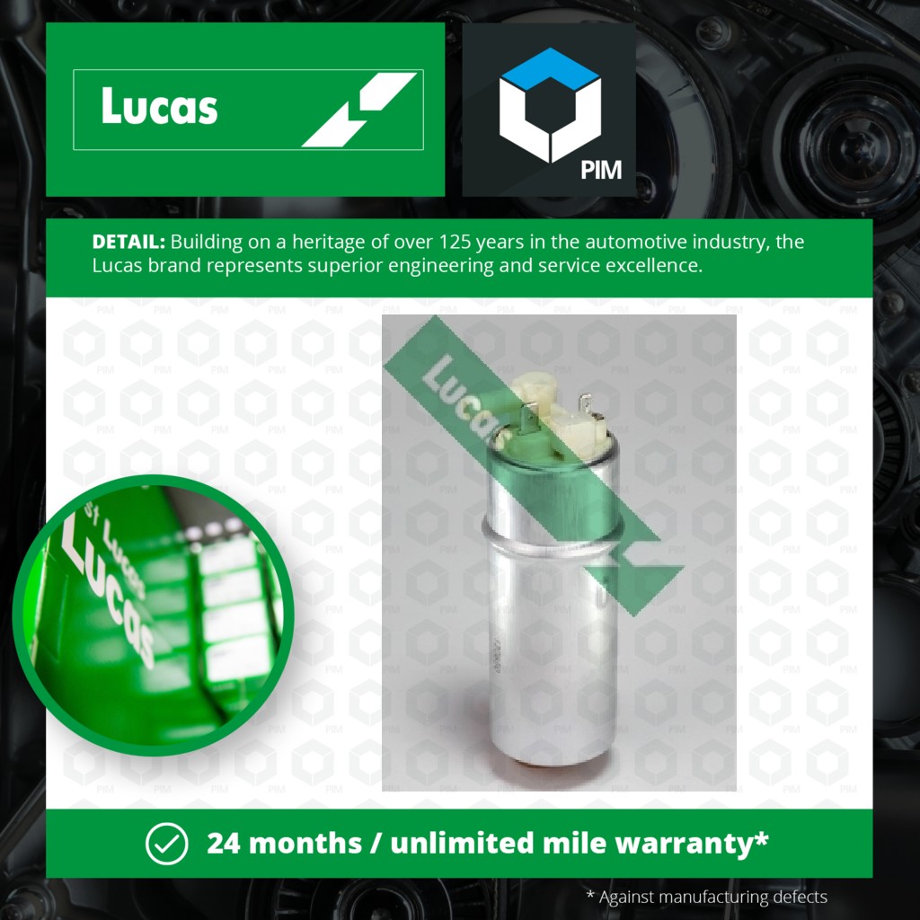Lucas Fuel Pump In tank FDB1103 [PM1776745]