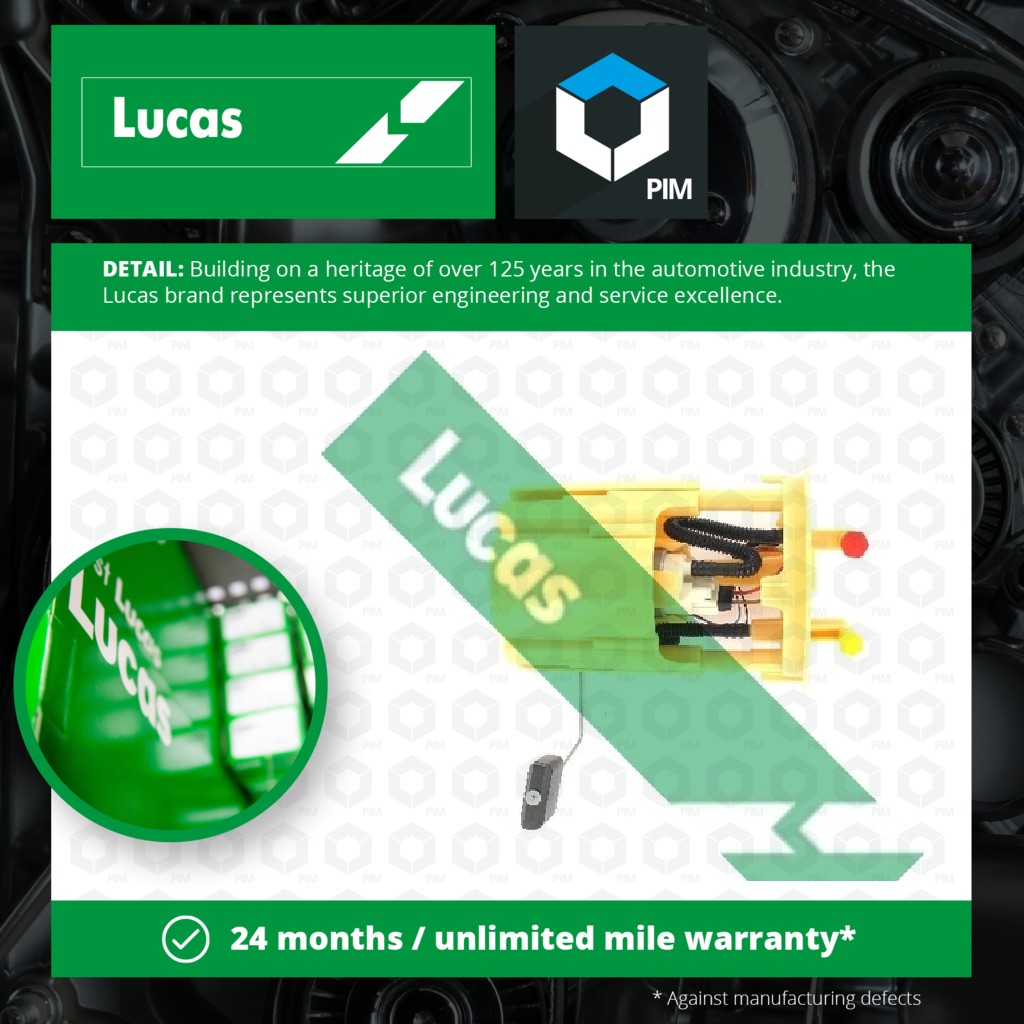 Lucas Fuel Pump In tank FDB1095 [PM1776737]