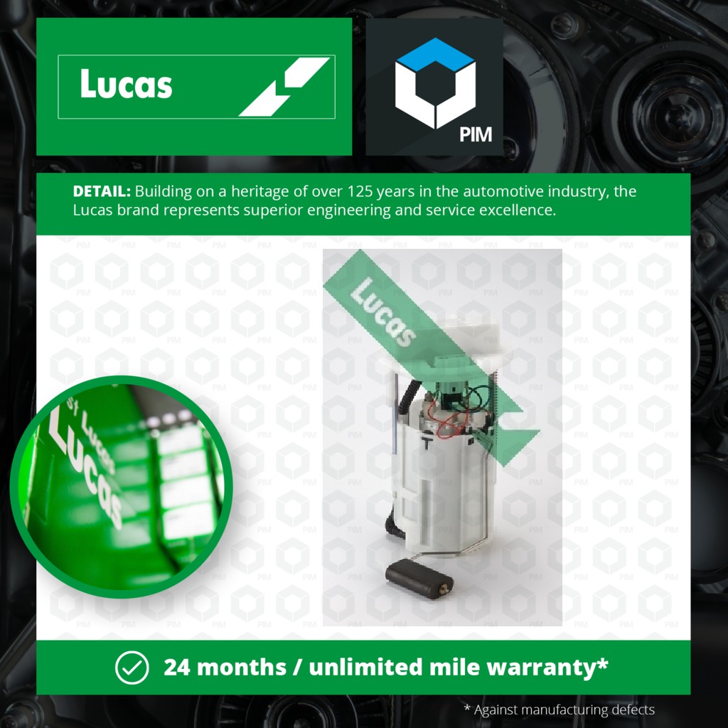 Lucas Fuel Pump In tank FDB1072 [PM1776716]