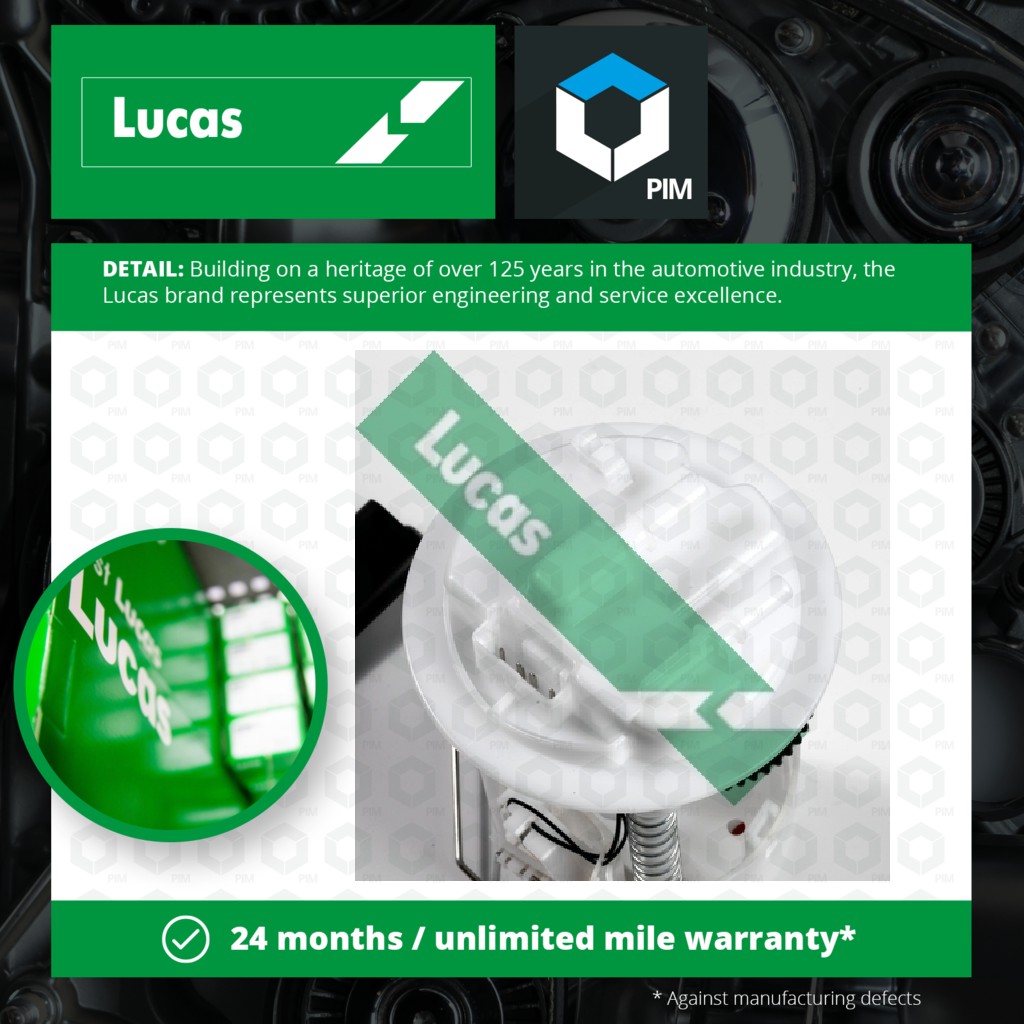 Lucas Fuel Pump In tank FDB1070 [PM1776714]