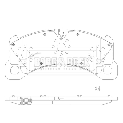 Borg & Beck BBP2682