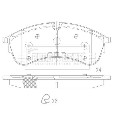 Borg & Beck BBP2677