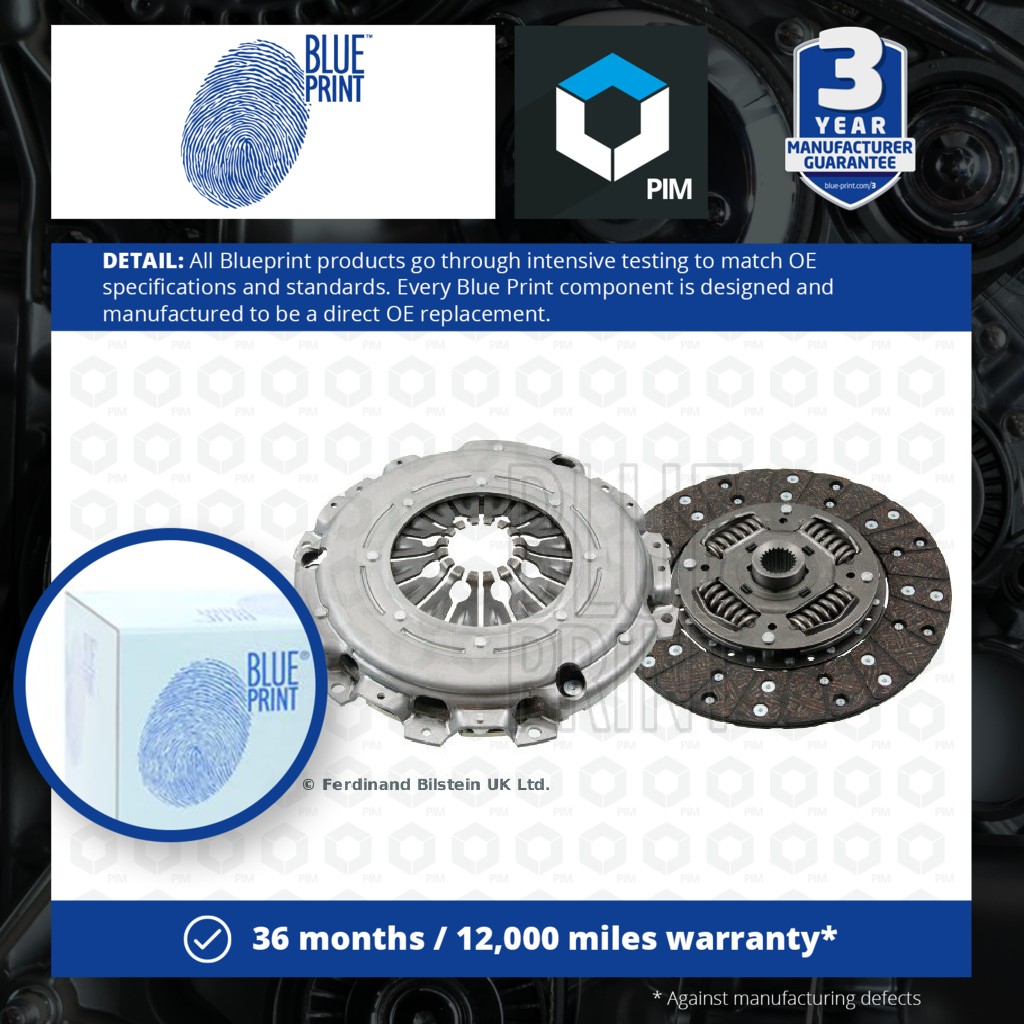 Blue Print Clutch Kit 2 piece (Cover+Plate) ADW1930134 [PM1772511]