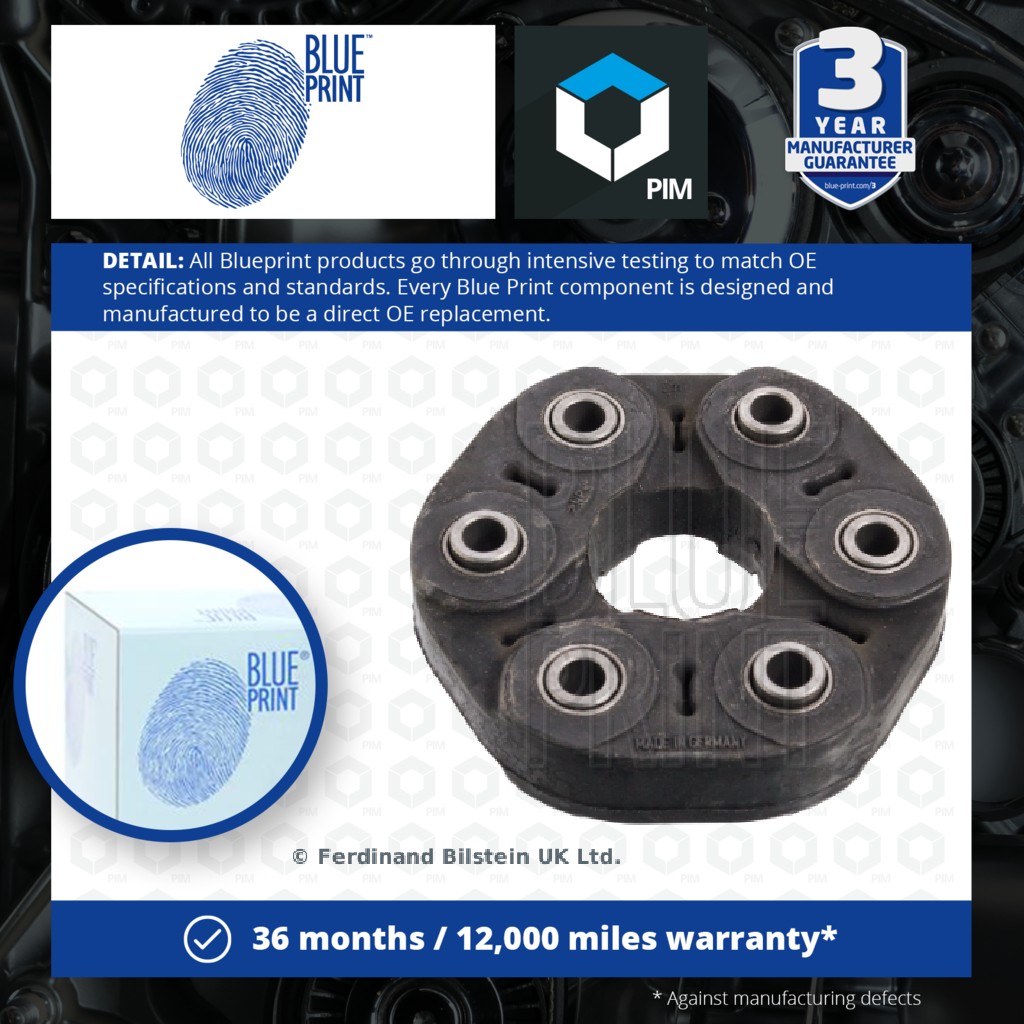 Blue Print Propshaft Joint Front or Rear ADG080323 [PM1772258]