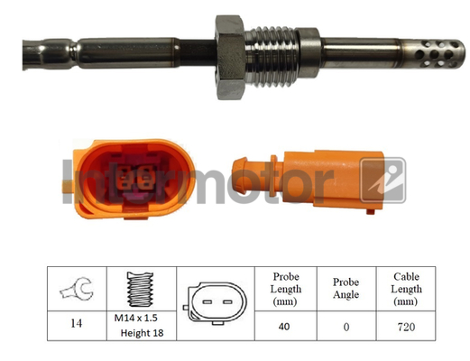 Intermotor Exhaust Temperature Sensor 27357 [PM1771444]