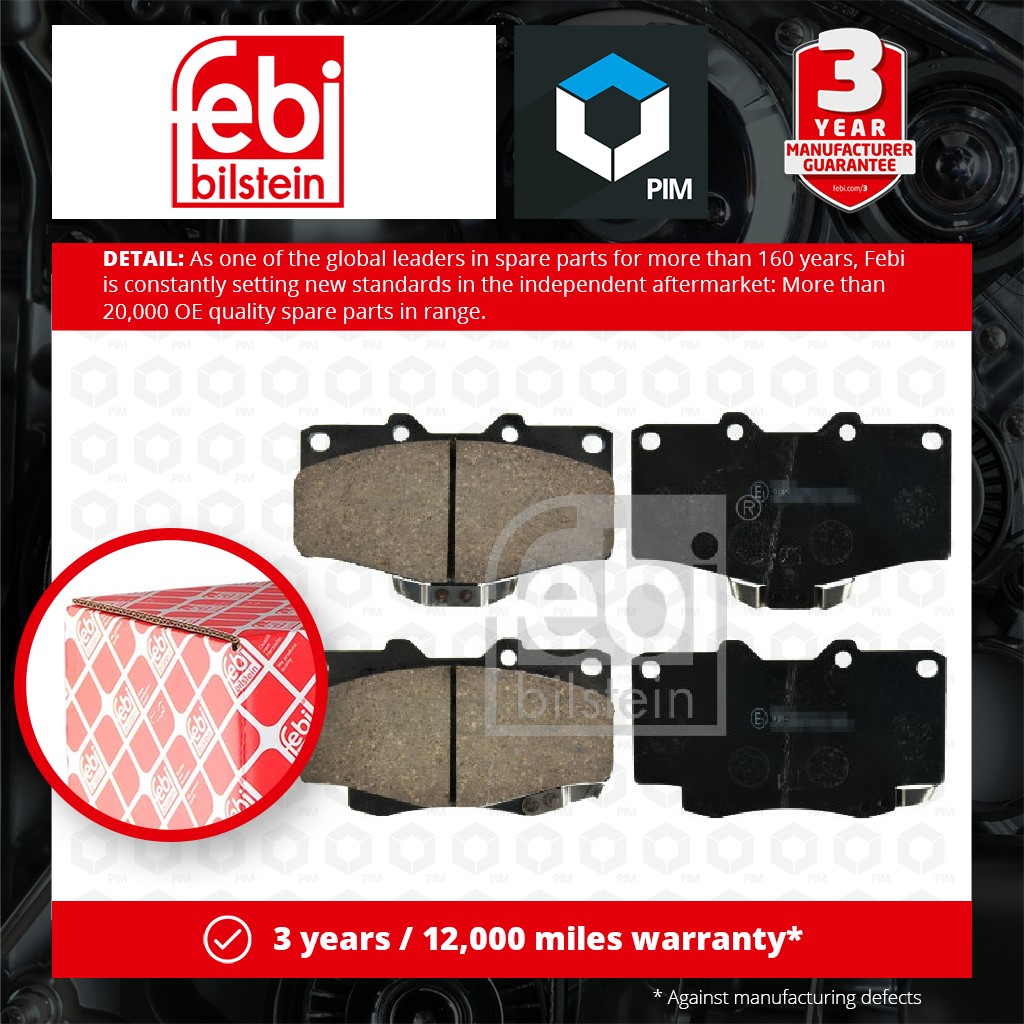 Febi Brake Pads Set Front 170247 [PM1768345]