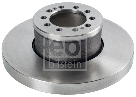 Febi 108002 CV Brake Disc Single Solid