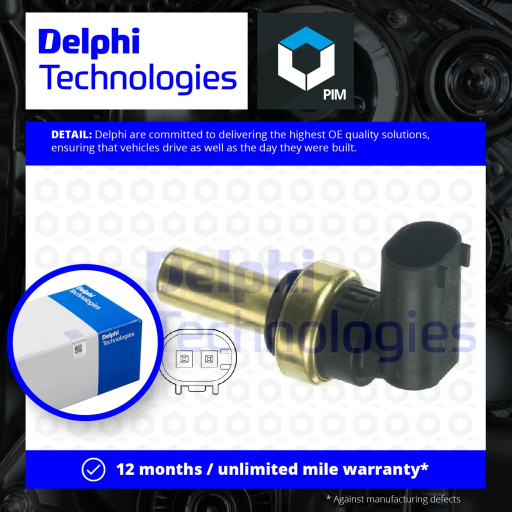 Delphi Coolant Temperature Sensor TS10468 [PM1763070]