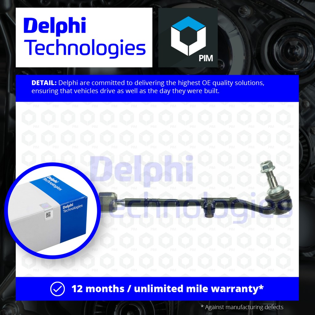 Delphi Steering Rod Assembly TL612 [PM1763006]