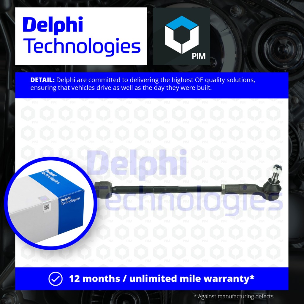 Delphi Steering Rod Assembly TL556 [PM1763003]