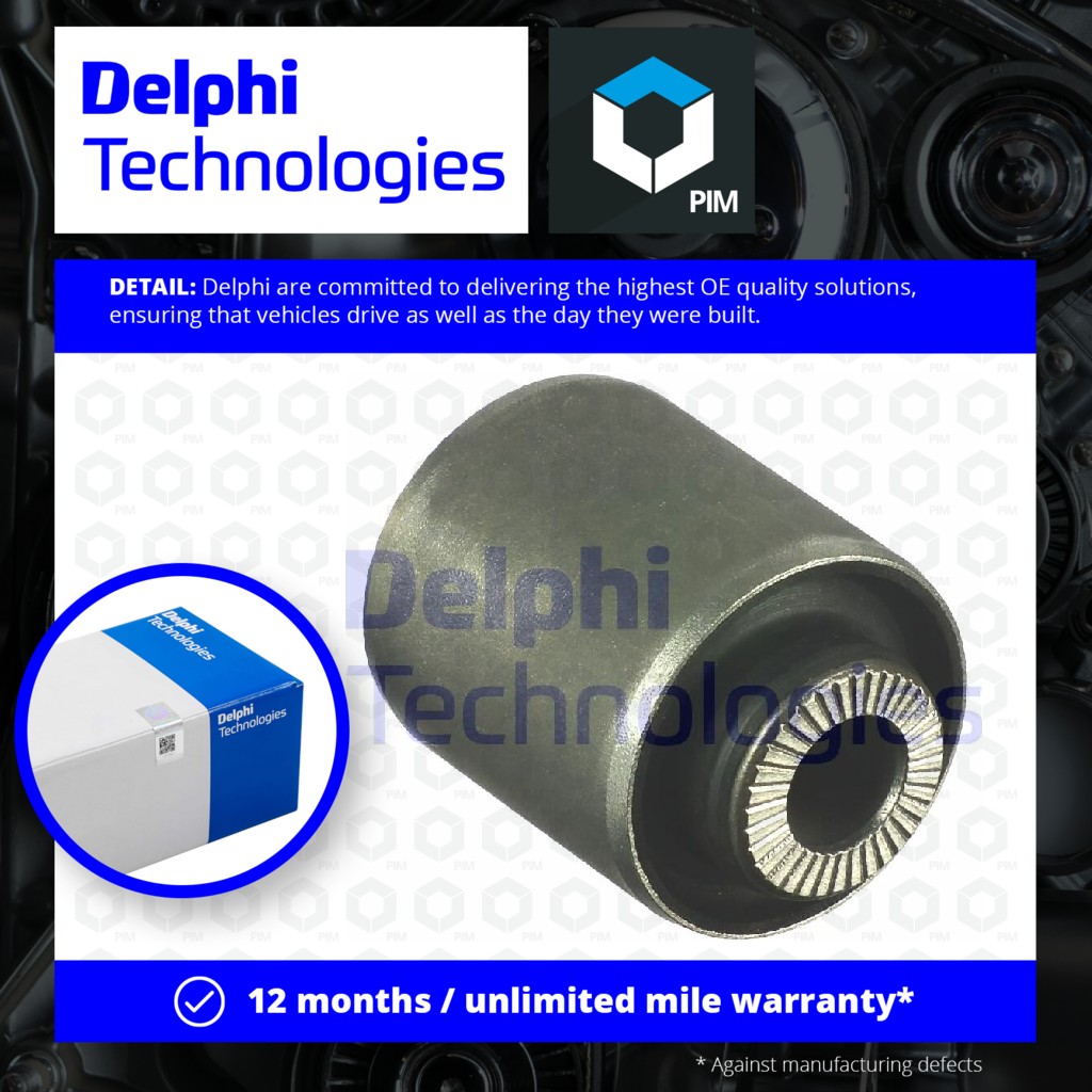 Delphi Wishbone / Control / Trailing Arm Bush TD940W [PM1762832]