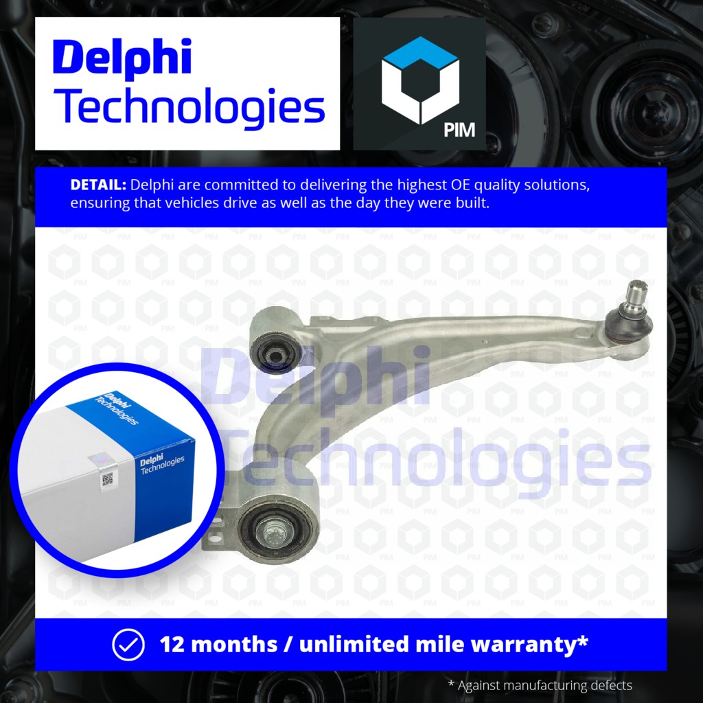 Delphi Wishbone / Suspension Arm TC3739 [PM1762049]