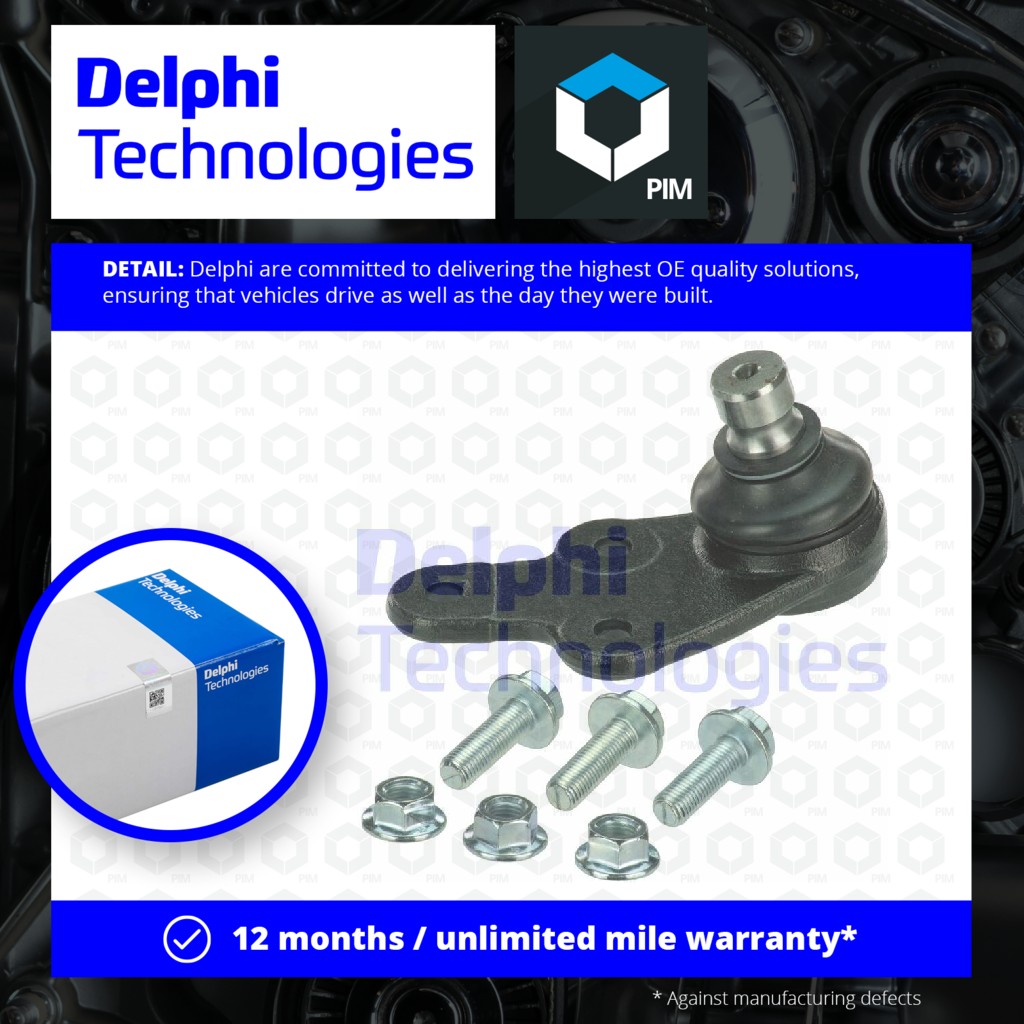Delphi Ball Joint Lower Right Outer TC3672 [PM1761997]