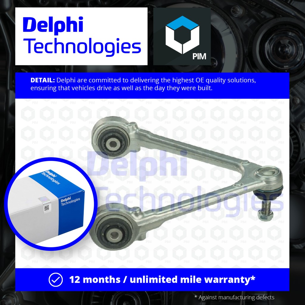 Delphi Wishbone / Suspension Arm Upper Right TC3549 [PM1761882]