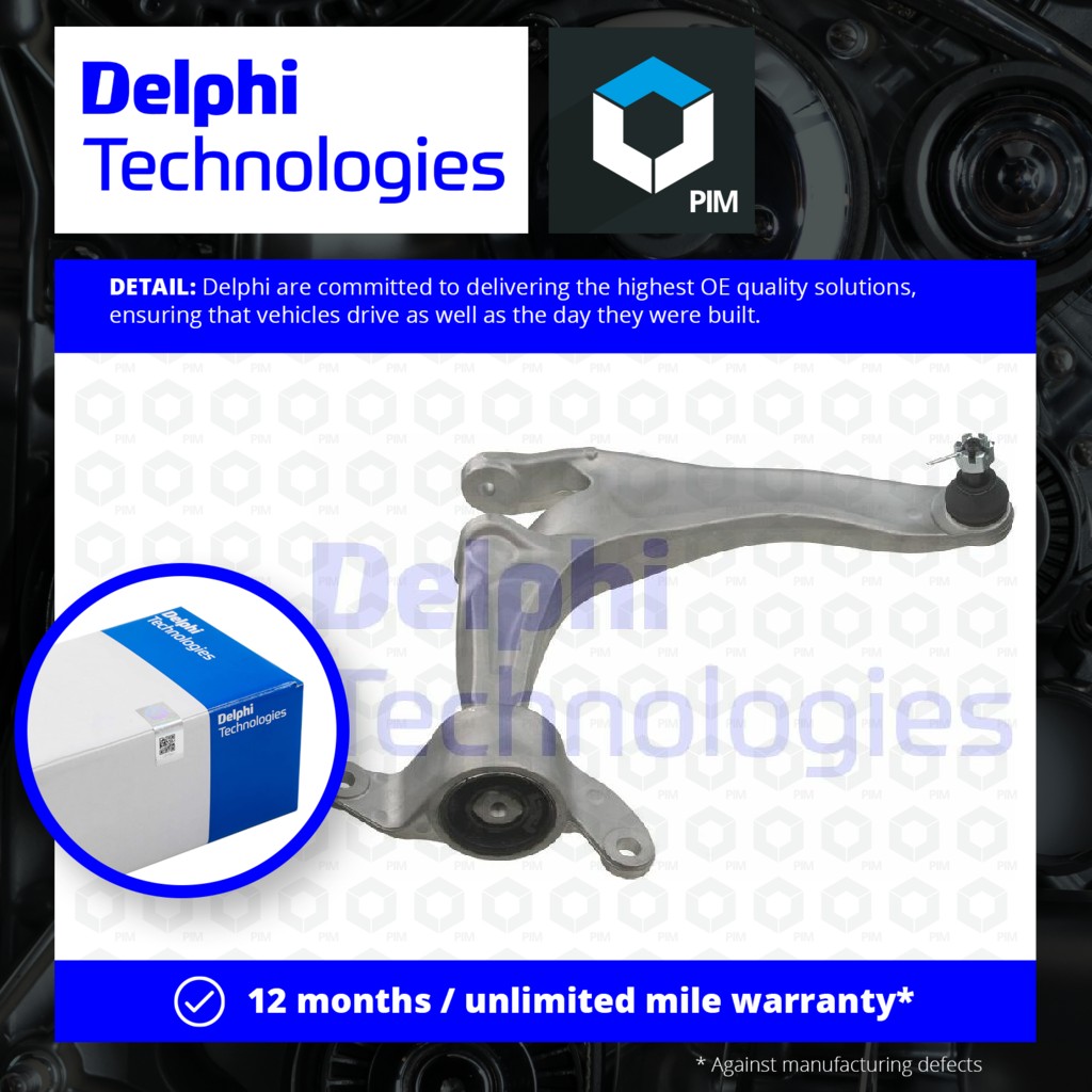 Delphi Wishbone / Suspension Arm Lower Right TC3291 [PM1761706]