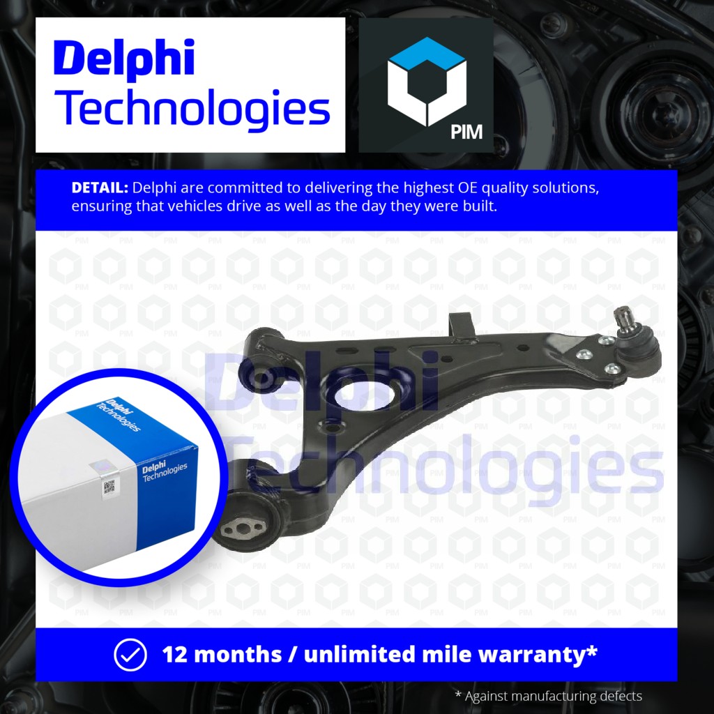 Delphi Wishbone / Suspension Arm Lower Right TC3250 [PM1761669]