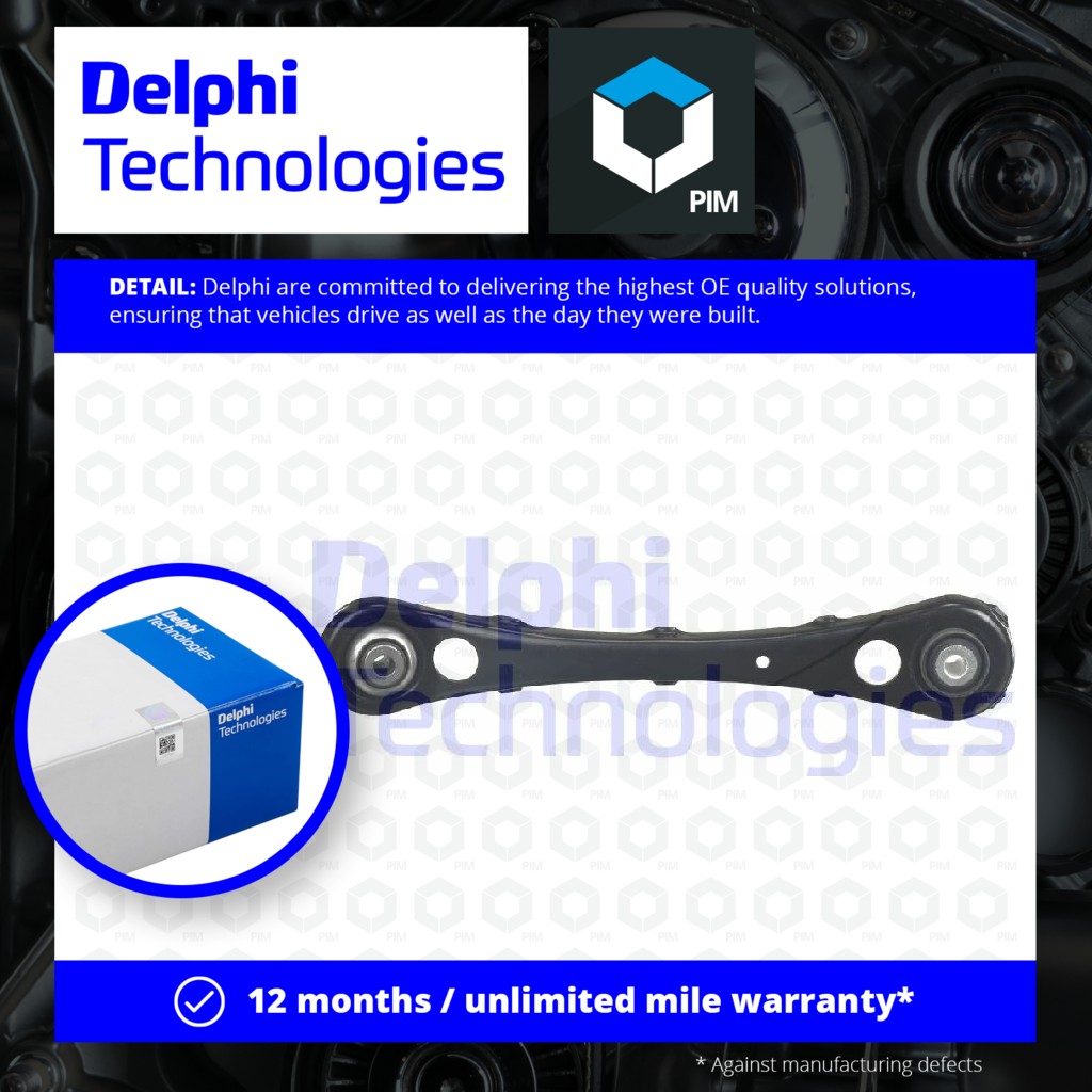 Delphi Wishbone / Suspension Arm Rear Left or Right TC3195 [PM1761622]