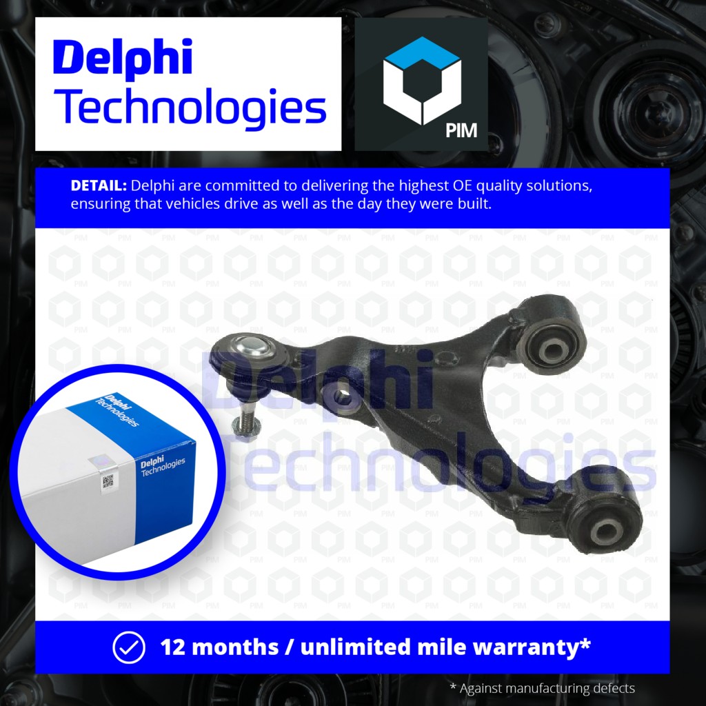 Delphi Wishbone / Suspension Arm Upper Left TC3026 [PM1761569]