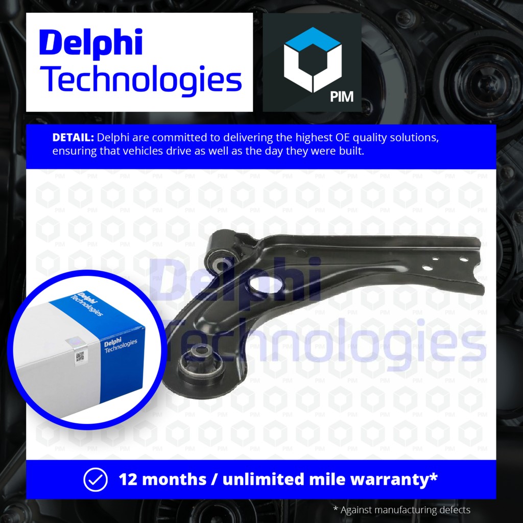 Delphi Wishbone / Suspension Arm Lower Right TC2986 [PM1761547]