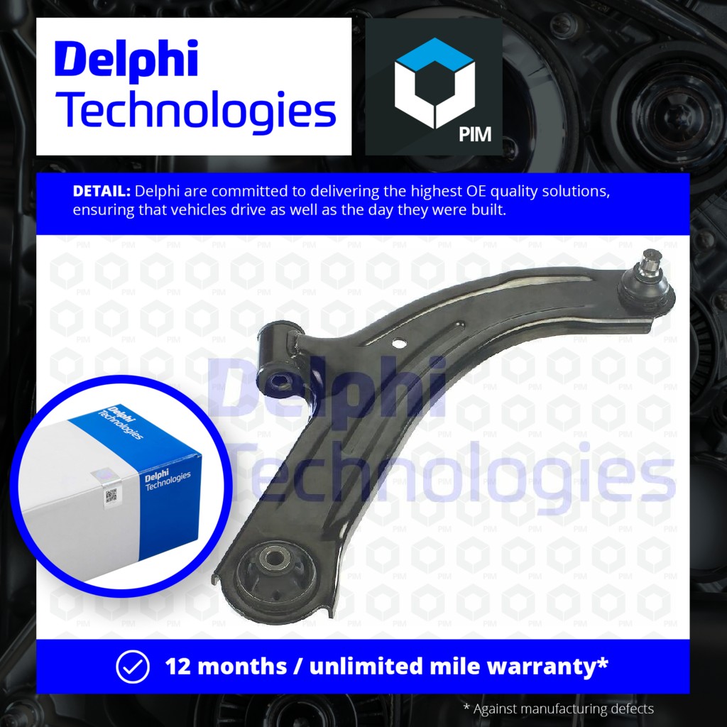 Delphi Wishbone / Suspension Arm Lower Right TC2874 [PM1761495]