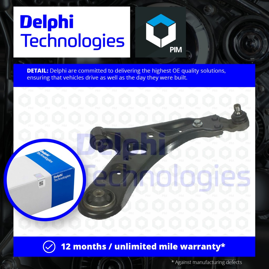 Delphi Wishbone / Suspension Arm Lower Right TC2857 [PM1761478]