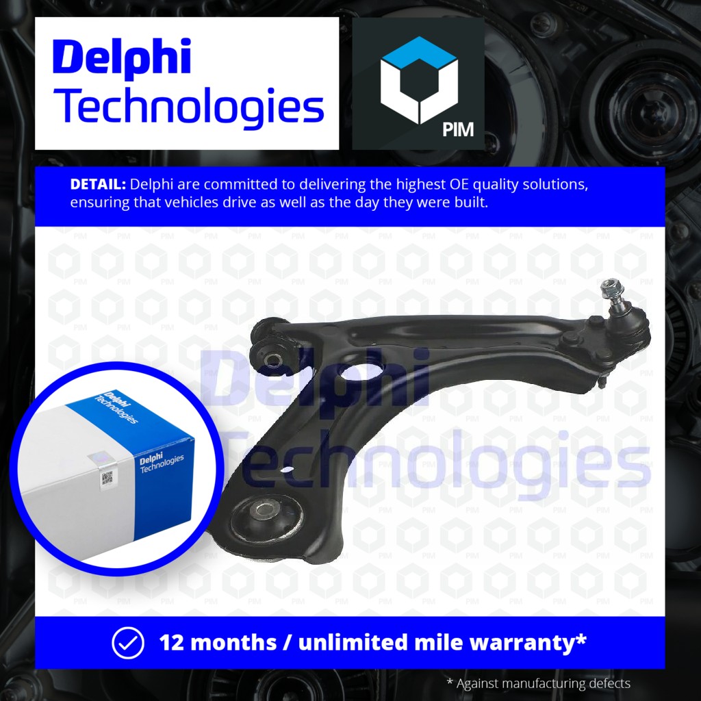 Delphi Wishbone / Suspension Arm Lower Right TC2660 [PM1761377]