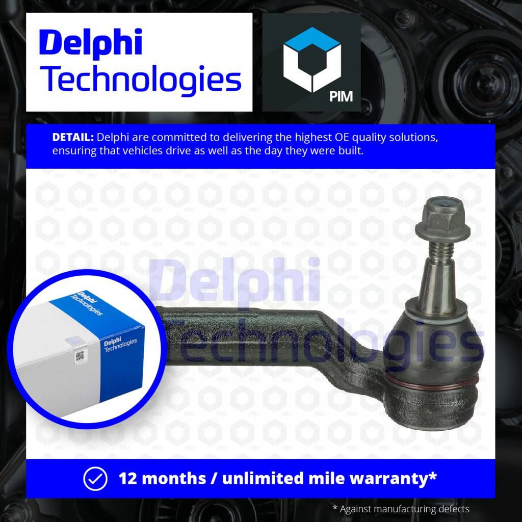 Delphi Tie / Track Rod End Right Outer TA3291 [PM1760704]
