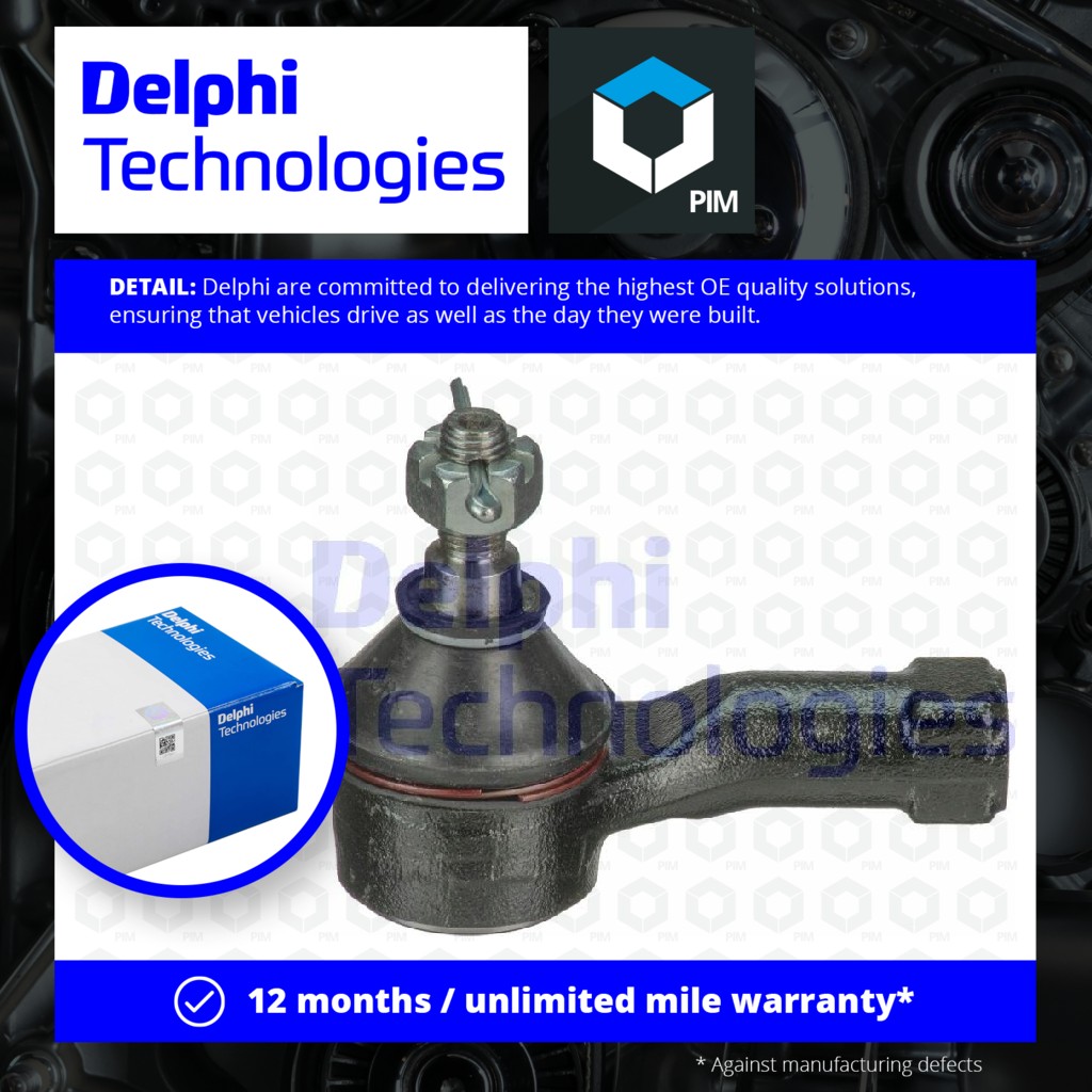 Delphi Tie / Track Rod End Left Outer TA3272 [PM1760697]