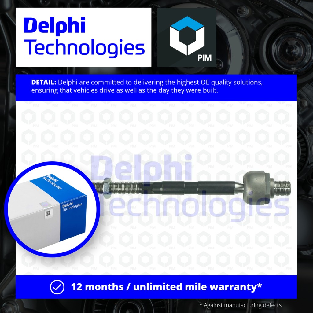 Delphi Inner Rack End Left or Right TA2904 [PM1760524]