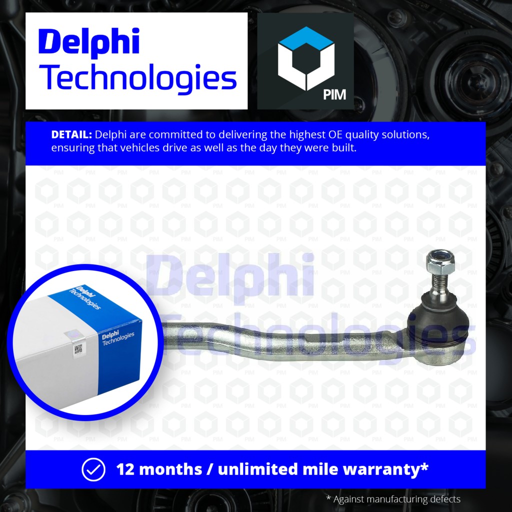 Delphi Tie / Track Rod End Right TA2878 [PM1760504]