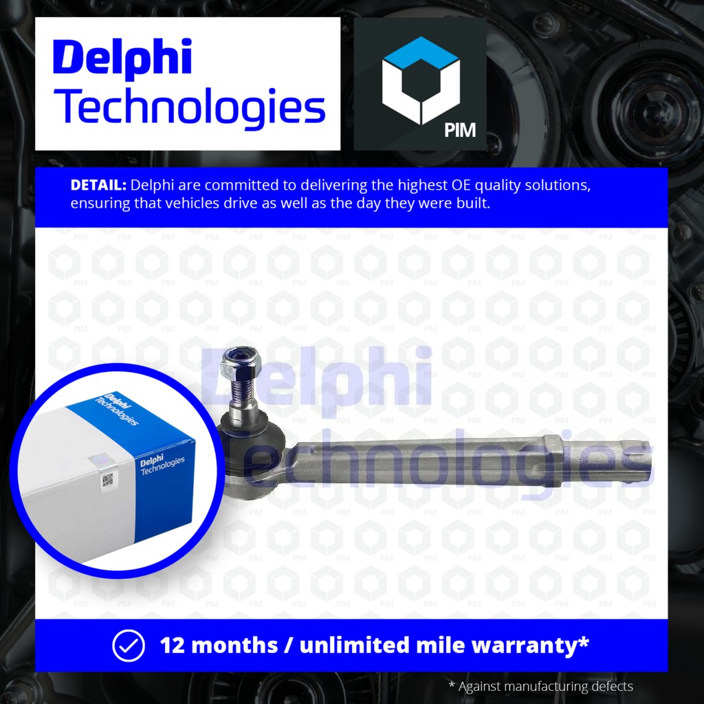 2x Delphi Tie / Track Rod End TA2875 [PM1760501]