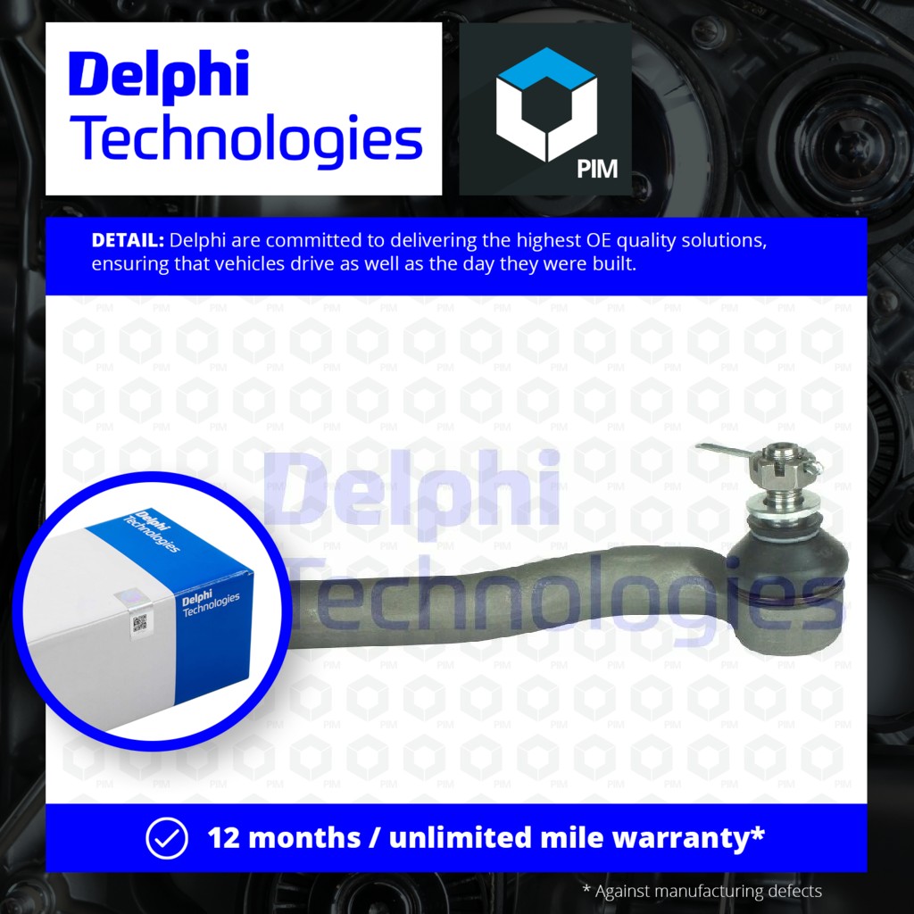 Delphi Tie / Track Rod End Right TA2845 [PM1760473]