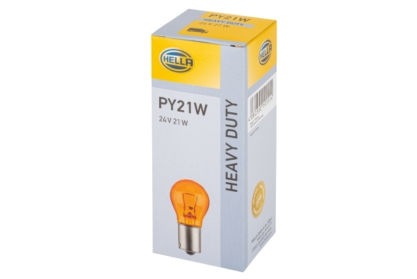 Hella 8GA006841-241 U10 Bulb Py21w Yellow 24 v Front or Rear