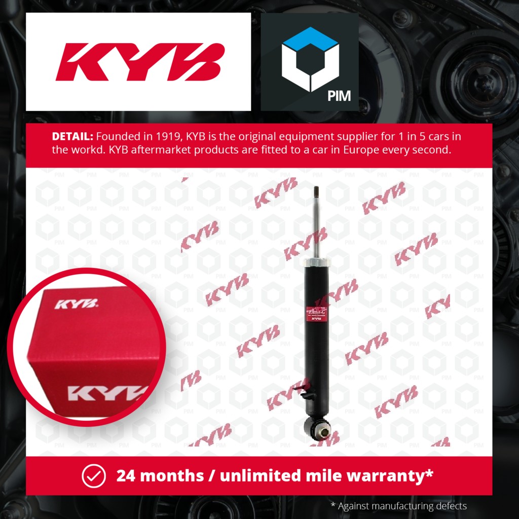 KYB Shock Absorber (Single Handed) Rear Left 3418003 [PM1737974]