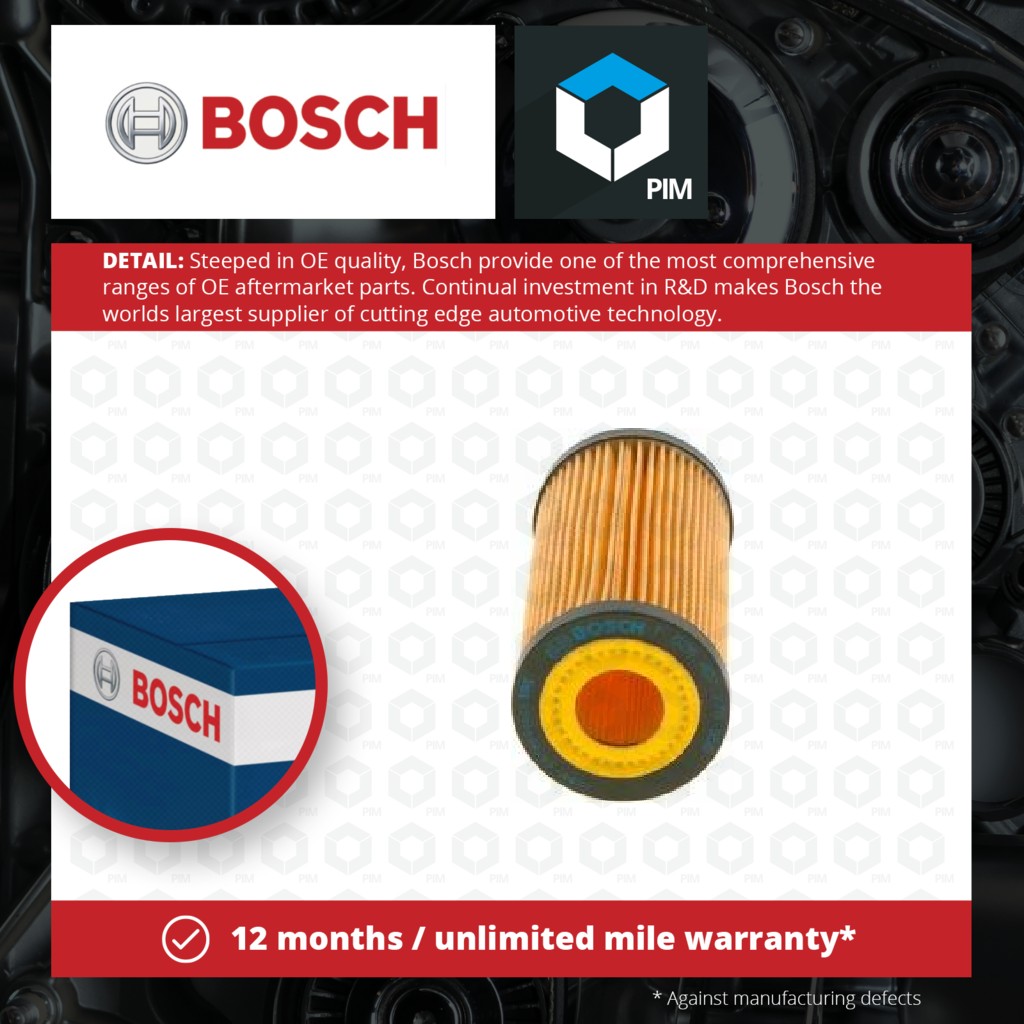 Bosch Oil Filter F026407270 [PM1733668]