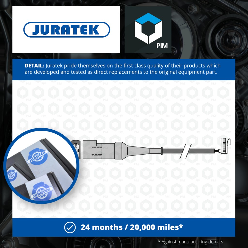 Juratek Brake Pad Wear Indicator Sensor Rear JCW280 [PM1728379]