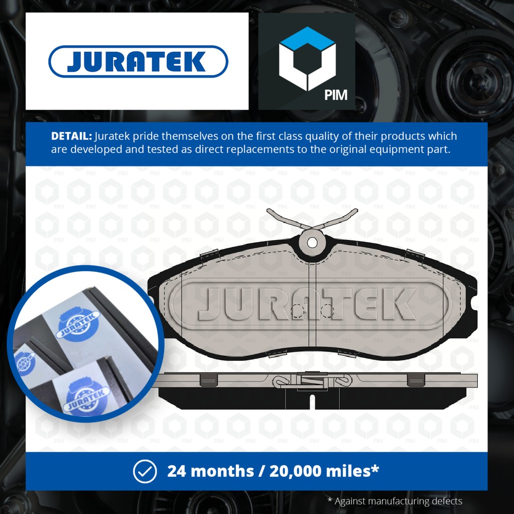 Juratek Brake Pads Set Front JCP909 [PM1728178]