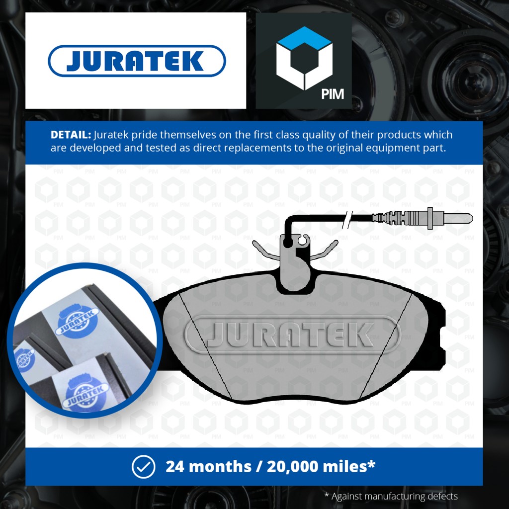 Juratek Brake Pads Set Front JCP898 [PM1728174]