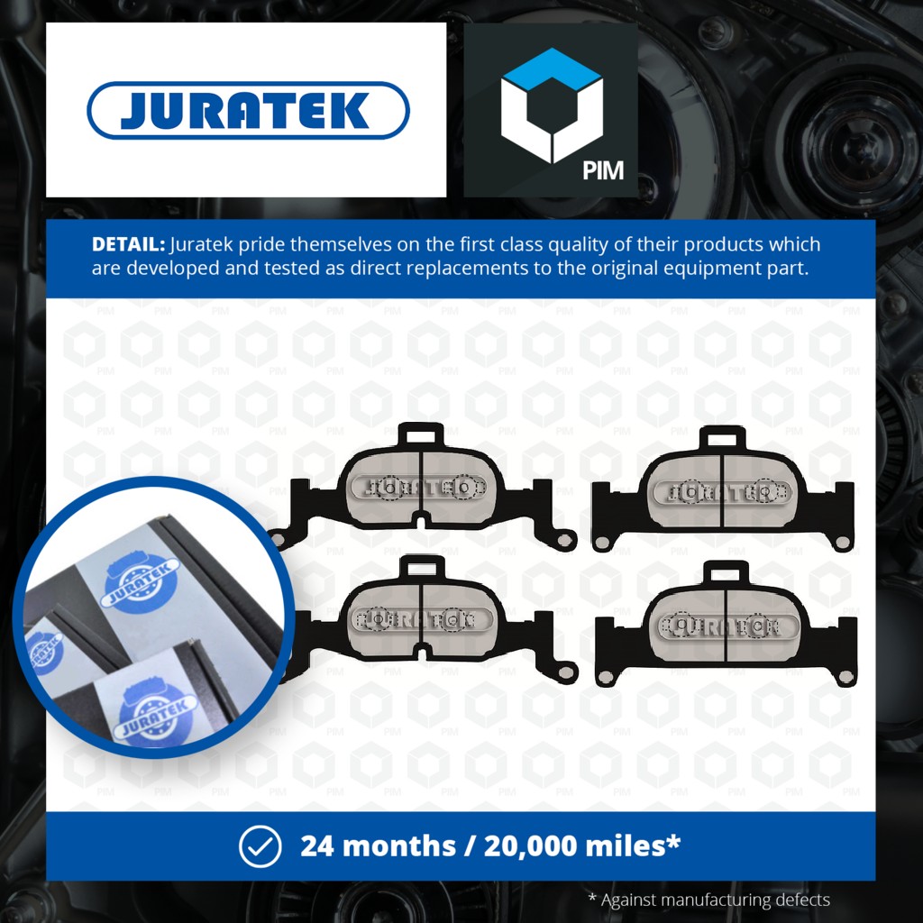 Juratek Brake Pads Set JCP8162 [PM1728104]