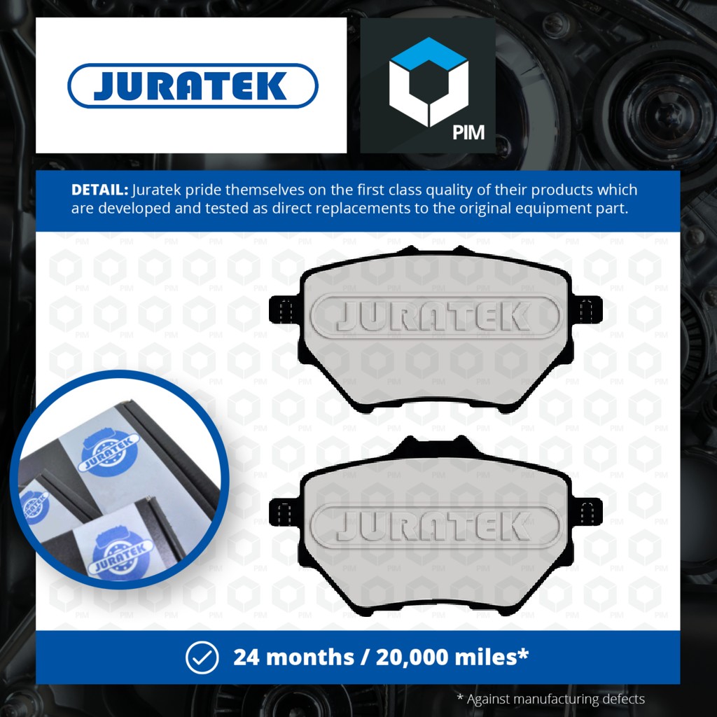 Juratek Brake Pads Set Rear JCP8064 [PM1728027]